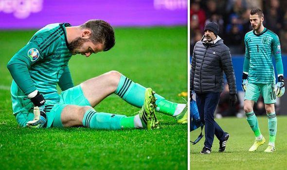 De Gea injury