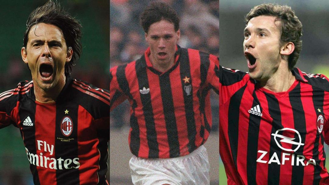 AC Milan announce three strikers inducted into Hall of Fame